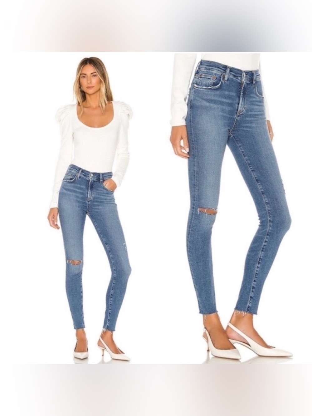 AGOLDE Sophie Ankle Skinny Jean in Pentacle 26 Very Stretchy EUC